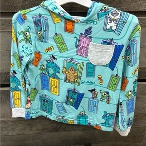 Disney x Little Sleepies Monster Inc. Hooded Top